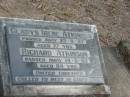 
Gladys Irene ATKINSON
25 Aug 87
aged 77

Richard ATKINSON
14 May 82
aged 84

Goodna General Cemetery, Ipswich.

