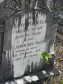 Mary RUSSELL
28 Oct 1927
aged 75
James Reid RUSSELL
(husband)
2 Apr 1938
aged 87
Goodna General Cemetery, Ipswich.