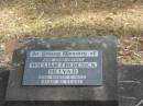 William Frederick HELYAR
6 Mar 1972
aged 83
Goodna General Cemetery, Ipswich.