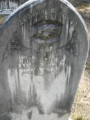Jane wife of George RIPLEY died 4 Sept 1914 aged 70 years;
Goodna General Cemetery, Ipswich.
