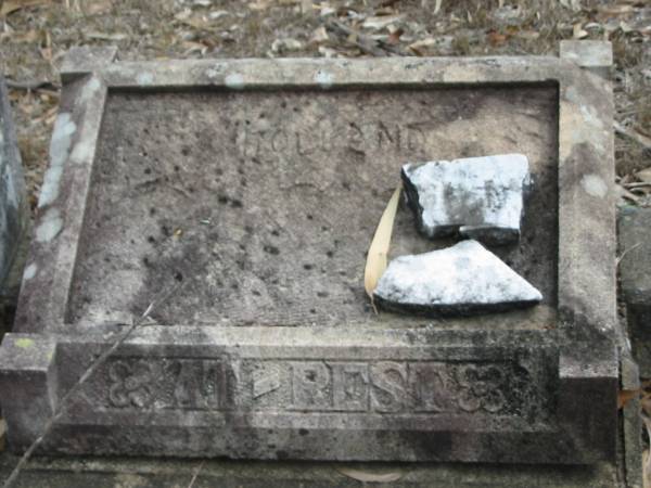 HOLLAND;  | Goodna General Cemetery, Ipswich.  | 