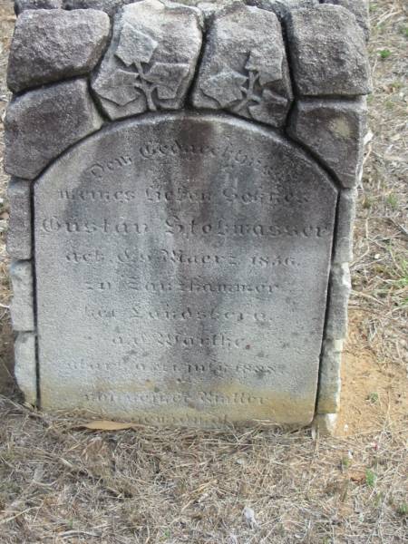 Gustav STOHMASSER, ach Macrz 1896?;  | Marthe 1898;  | Goodna General Cemetery, Ipswich.  | 