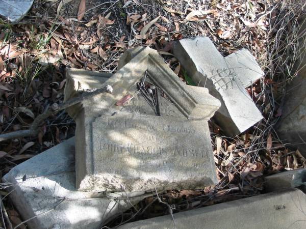 John Francis ADSETT, Aug 189? aged 24?;  | Goodna General Cemetery, Ipswich.  | 