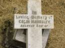 Colin MAUDSLEY, son of Thomas & Rene? MAUDSLEY, died 29 May 1918 aged 3 years 4 months; Goomeri cemetery, Kilkivan Shire 