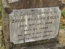Zarah Phillips EULER, died 9 Aug 1949 aged 83 years; Goomeri cemetery, Kilkivan Shire 
