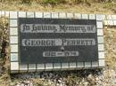 George PERRETT, 1921 - 1974; Goomeri cemetery, Kilkivan Shire 