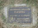 Archibald William FLEMING, 16-12-1927 - 05-07-2001; Goomeri cemetery, Kilkivan Shire 