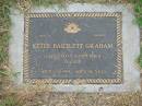 
Keith Bartlett GRAHAM,
died 1-10-99 aged 86 years;
Goomeri cemetery, Kilkivan Shire
