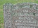 John Williamson SPENCER, died 9? Aug 1933 aged 75 years; Goomeri cemetery, Kilkivan Shire 