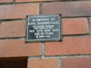 Karl BARRINGHAUS, husband father, died 12 June 1920 aged 41 years; Goomeri cemetery, Kilkivan Shire 