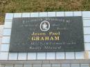 
Jason Paul GRAHAM,
son brother,
died 5 July 1975 aged 2 years 3 months;
Goomeri cemetery, Kilkivan Shire
