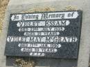 Violet ESSAM, died 23 July 1935 aged 35 years; Violet May MCGRATH, died 17 Jan 1990 aged 59 years; Goomeri cemetery, Kilkivan Shire 