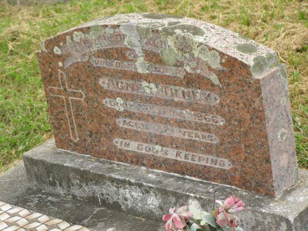 Agnes TILNEY,  | died 5 June 1966 aged 82 years;  | Goomeri cemetery, Kilkivan Shire  |   | 