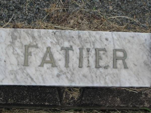 Amelia ROSS,  | mother,  | died 17 July 1939? aged 70? years;  | William ROSS,  | father,  | died 3 March 1940 aged 82 years;  | Goomeri cemetery, Kilkivan Shire  | 