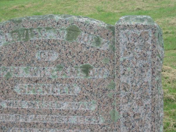 John Williamson SPENCER,  | died 9? Aug 1933 aged 75 years;  | Goomeri cemetery, Kilkivan Shire  | 