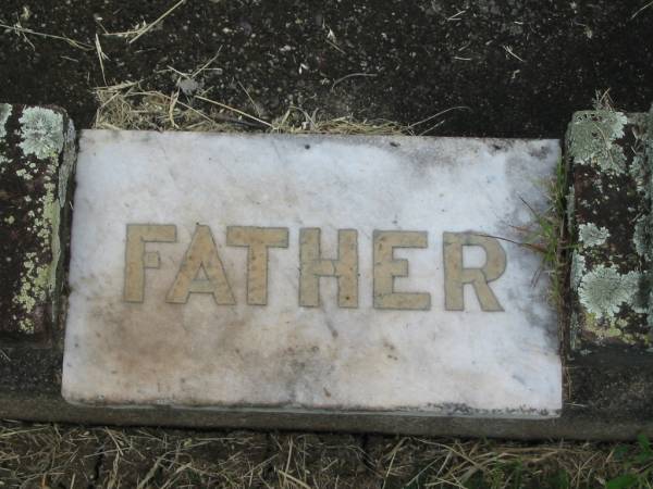 Robert HEATHWOOD,  | father,  | died 20 Dec 1927 aged 69 years;  | Goomeri cemetery, Kilkivan Shire  | 