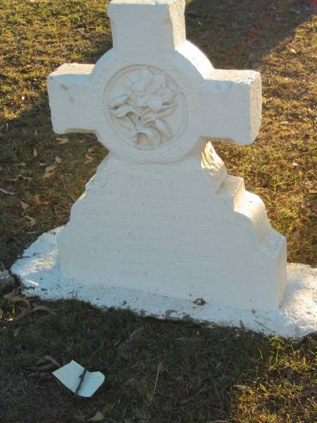 Mary, daughter of John & Margaret COLLINS,  | died 26? March? ?? aged 20 years;  | Rene? COLLINS,  | died ?? aged 14? years;  | Grandchester Cemetery, Ipswich  | 
