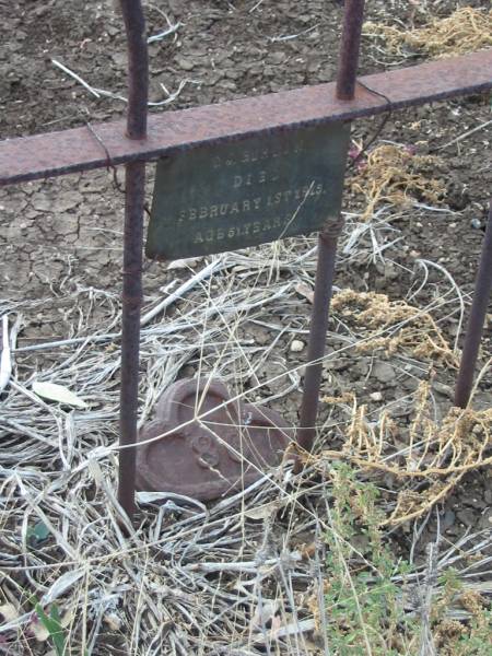 T.J. BURTON,  | died 1 Feb 1915 aged 51 years;  | Greenmount cemetery, Cambooya Shire  | 