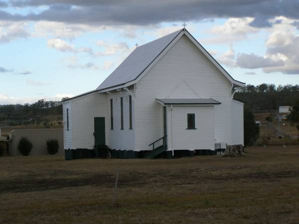 Church? at East Greenmount near  | Greenmount cemetery, Cambooya Shire  | 