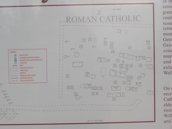 Roman Catholic section of Greenough Pioneer Cemetery, WA  | 