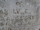 Jan Lynette KAJEWSKI, died 18 April 1968 aged 6 months; Greenwood St Pauls Lutheran cemetery, Rosalie Shire 