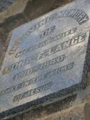 
Edna F. LANGE,
wife,
1910 - 1940;
Greenwood St Pauls Lutheran cemetery, Rosalie Shire
