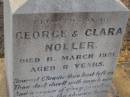 
Claude Lindsay NOLLER,
son of George & Clara NOLLER,
died 11 March 1921 aged 6 years;
Greenwood St Pauls Lutheran cemetery, Rosalie Shire
