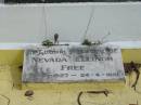 Nevada Ellinor FREE
31-7-1927 to 24-4-1981
St Matthews (Anglican) Grovely, Brisbane