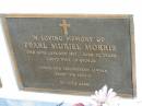 Pearl Muriel MORRIS
16 Jan 1987
aged 92
(wife of George)
St Matthews (Anglican) Grovely, Brisbane