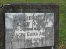 George Robert HARRINGTON
7 Jan 1925
aged 16
Frances Emma Amelia HARRINGTON
23 Nov 1938
aged 27
St Matthews (Anglican) Grovely, Brisbane