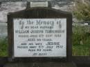 
William Joseph TOMKINSON
6 Sep 1952
aged 66

wife
Jessie
6 Jul 1972
aged 82

St Matthews (Anglican) Grovely, Brisbane
