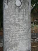 Louisa Annie
wife of William John CLUGSTON
1 Feb 1900
aged 51 yrs?
William John CLUGSTON
15 Mar 1917
aged 73 yrs
children
Jane and Edmund
St Matthews (Anglican) Grovely, Brisbane