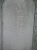 James
(youngest son of)
Christopher FELL
native of Ballylough
Co. Down, Ireland
D: Dec 10 1879
aged 21
St Matthews (Anglican) Grovely, Brisbane