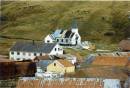 Church on Grytviken Cemetery, South Georgia Island 