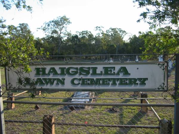 Haigslea Lawn Cemetery, Ipswich  | 