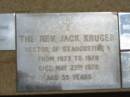 
Rev Jack KRUGER
(rector of St Augustines 1973 - 1978)
d: 23 May 1978, aged 55
Saint Augustines Anglican Church, Hamilton

