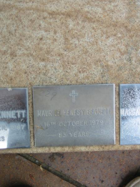 Maurice Henesy BENNETT  | 16 Oct 1979, aged 83  | Saint Augustines Anglican Church, Hamilton  |   | 