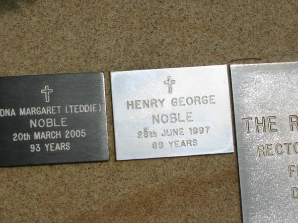 Henry George NOBLE  | 28 Jun 1997, aged 89  | Saint Augustines Anglican Church, Hamilton  |   | 