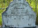 Edward (McKEE) husband of Mary Ann McKEE d: 28 Sep 1918, aged 70  Mary Ann McKEE d: 16 Aug 1941, aged 85  Harlin General Cemetery, Esk Shire 