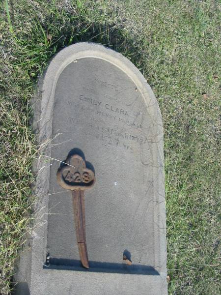 Emily Clara (PARCELL)  | (wife of Henry PARCELL)  | d: 12 Mar 1877, aged 27  |   | Harrisville Cemetery - Scenic Rim Regional Council  | 