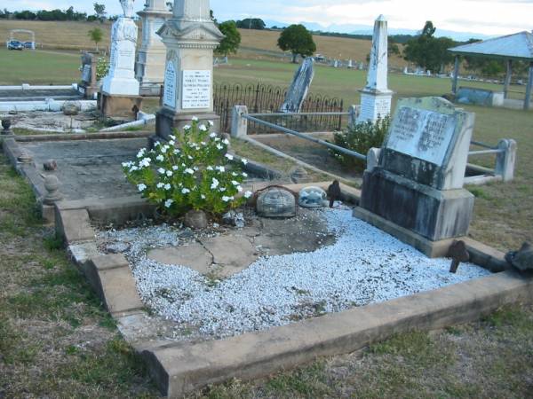 John McGAUHEY  | d: 7 Sep 1913, aged 62  | Hannah E McGAUHEY  | d: 20 Dec 1936, aged 80  |   | Harrisville Cemetery - Scenic Rim Regional Council  | 