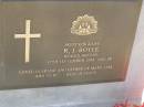 R.J. BOYLE d: 17 Sep 1999, aged 58 loved husband and father of Mary, Lisa, Vicki Harrisville Cemetery - Scenic Rim Regional Council  