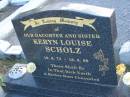 Keryn Louise SCHOLZ b: 19 Aug 1972, d: 18 Aug 1998 Harrisville Cemetery - Scenic Rim Regional Council 