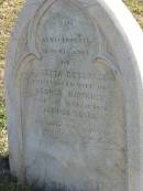 
Janetta Drysdale (HAWKINS)
(wife of George HAWKINS
d: 21 Mar 1876, aged 35
Harrisville Cemetery - Scenic Rim Regional Council

