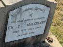 
Emily H MACGREGOR
d: 16 Jul 1943

Harrisville Cemetery - Scenic Rim Regional Council
