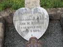 
Ann M HODGSON
d: 9 Sep 1956, aged 5 days

Harrisville Cemetery - Scenic Rim Regional Council
