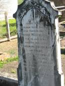 August Mutzelburg, born 19 Jan 1843 died 28 Aug 1903; Wilhelmine Mutzelburg, nee BOLDT, born 7 Feb 1843 died 23? Aug 1915; St Paul's Lutheran Cemetery, Hatton Vale, Laidley Shire 