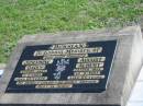 
parents;
BUSSIAN;
Josephine Daisy, died 1-5-1983 aged 67 years;
August Albert, died 14-8-1983 aged 64 years;
St Pauls Lutheran Cemetery, Hatton Vale, Laidley Shire
