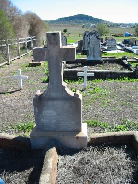 Franz PETERS, born Jan 1883 died May 1894;  | Johann Gottfried STOHFELD, born 27? Dec 1844 died 17 Apr 1882;  | St Paul's Lutheran Cemetery, Hatton Vale, Laidley Shire  | 