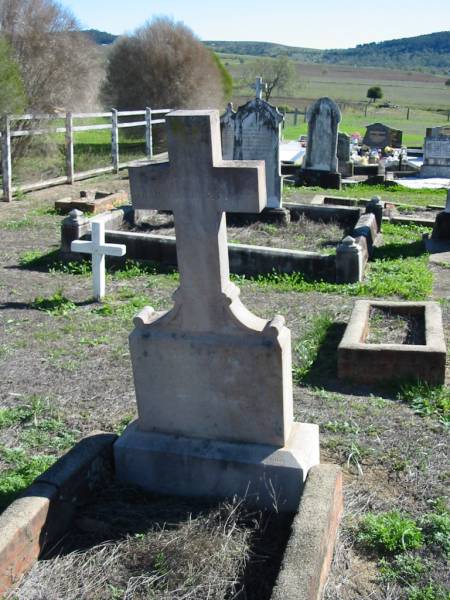 Frau Emilie ZISCHKE, born PETERS, born Mar 1849 died 11 May 1897?;  | St Paul's Lutheran Cemetery, Hatton Vale, Laidley Shire  | 
